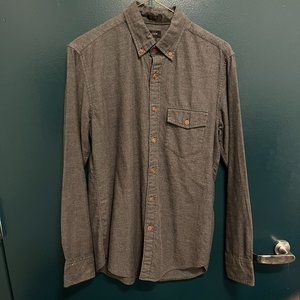 J Crew Slim Brushed Twill Shirt - Men's Small